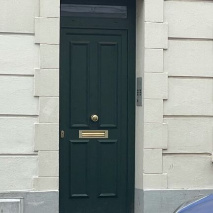 Porte d'entrée d'immeuble en aluminium Tryba Paris
