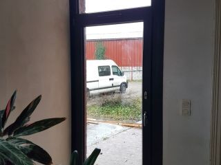 Porte fenêtre PVC gris anthracite TRYBA
