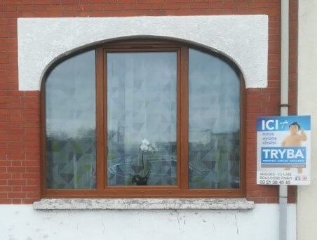 Fenêtre PVC Chêne d'Or - Tryba Calais