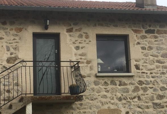 Fenêtre et porte en aluminium Gris anthracite