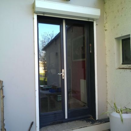Porte-fenêtre PVC Blanc TRYBA Roye (80).