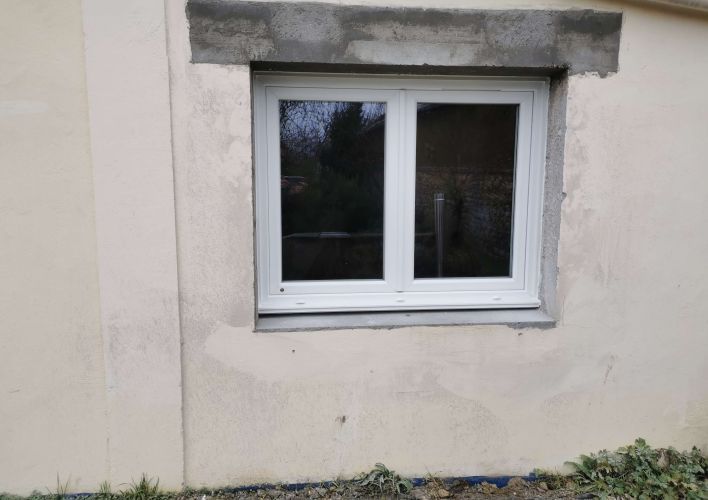 Fenêtre PVC T70 blanche RAL 9016, haut de gamme
