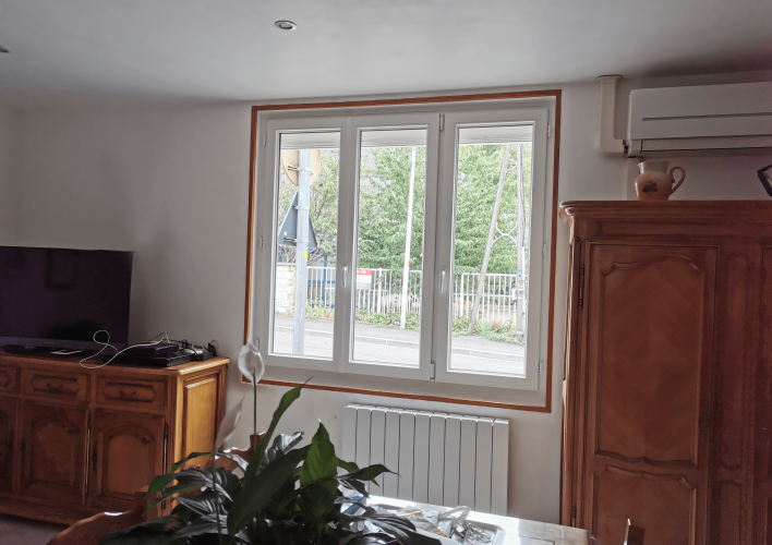 Fenêtres en PVC RAL 9016 Blanc T70