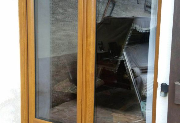 Porte-fenêtre Tryba T70 en Chêne d'Or