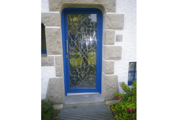 Porte d'entrée Nassau bleue TRYBA Châteaubriant
