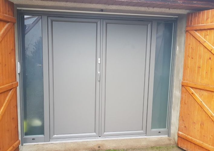Porte-fenêtre PVC T70 exceptionnelle à COURCELLES-LES-LENS