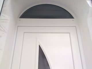 Porte d'Entrée PVC BLANC Modèle QUITO