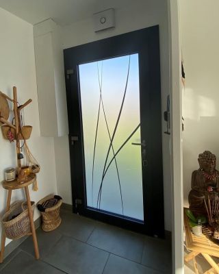Porte ALU Zen couleur Gris Anthracite