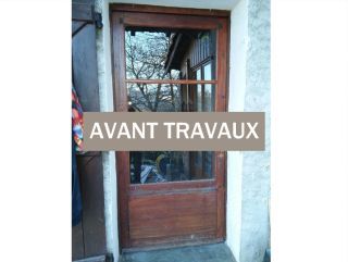 Porte d'entrée bois TRYBA Foix Tarascon-sur-Ariège