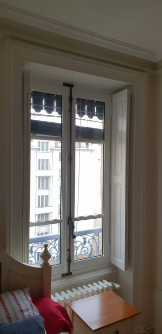 Fenêtres Thareaut Prestige avec espagnolettes restaurées