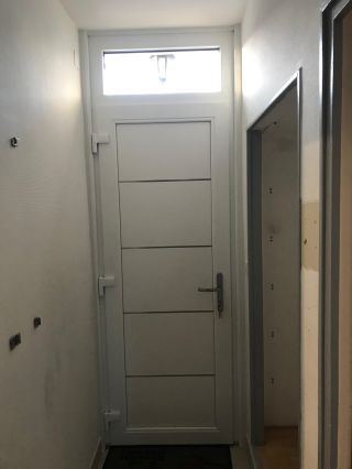 Porte d'entrée en aluminium bi-couleur exceptionnelle