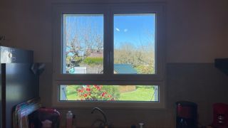 Réalisation exceptionnelle fenêtre PVC T84 gris anthracite