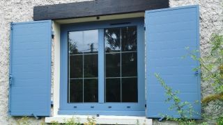 Fenêtre aluminium Sartrouville Ral bleu 5024