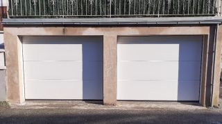 Portes de garages sectionnelle blanc de qualité